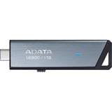 ADATA UE800 lecteur USB flash 1 To USB Type-C 3.2 Gen 2 (3.1 Gen 2) Argent, Clé USB Aluminium (brossé), 1 To, USB Type-C, 3.2 Gen 2 (3.1 Gen 2), 1000 Mo/s, Slide, Argent