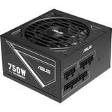 ASUS ATS-750G unité d'alimentation d'énergie 20+4 pin ATX ATX Noir alimentation 750 watt Noir, 3x PCIe, 750 W, 110 - 240 V, Actif, 100 W, 750 W, 100 W