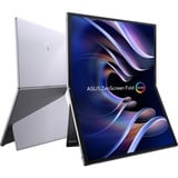 ASUS ZenScreen Fold OLED MQ17QH écran plat de PC 43,9 cm (17.3") 2560 x 1920 pixels Quad HD Argent Moniteur Argent, 1x Mini HDMI, 2x USB-C, 43,9 cm (17.3"), 2560 x 1920 pixels, Quad HD, OLED, 0,2 ms, Argent