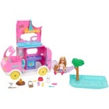 Barbie Chelsea - Le Camping-car de - Poupée Mannequin - 3 ans et +, Jeu véhicule Poupée mannequin, Femelle, 3 an(s), Fille, 190 mm, 794 g