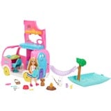 Barbie Chelsea - Le Camping-car de - Poupée Mannequin - 3 ans et +, Jeu véhicule Poupée mannequin, Femelle, 3 an(s), Fille, 190 mm, 794 g