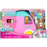 Barbie Chelsea - Le Camping-car de - Poupée Mannequin - 3 ans et +, Jeu véhicule Poupée mannequin, Femelle, 3 an(s), Fille, 190 mm, 794 g