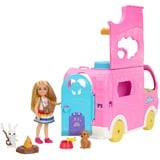 Barbie Chelsea - Le Camping-car de - Poupée Mannequin - 3 ans et +, Jeu véhicule Poupée mannequin, Femelle, 3 an(s), Fille, 190 mm, 794 g