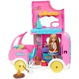 Barbie Chelsea - Le Camping-car de - Poupée Mannequin - 3 ans et +, Jeu véhicule Poupée mannequin, Femelle, 3 an(s), Fille, 190 mm, 794 g