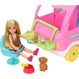 Barbie Chelsea - Le Camping-car de - Poupée Mannequin - 3 ans et +, Jeu véhicule Poupée mannequin, Femelle, 3 an(s), Fille, 190 mm, 794 g