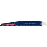 Bosch S 1156 XHM Lames de scie sabre Acier fin au carbone 1 pièce(s), Lame de scie Lames de scie sabre, Fonte, Fibre de verre, Plastique, Bois, Bois avec clous, Acier fin au carbone, Bleu, Rouge, Blanc, Pointe au carbure de tungstène (TCC), 17,5 cm