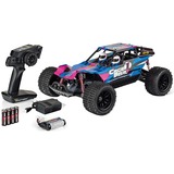 Carson Cage Devil FE modèle radiocommandé Buggy Moteur électrique 1:10, Voiture télécommandée Bleu/Rose, Buggy, 1:10, 1500 mAh, 1,3 kg