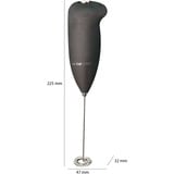 Clatronic Mousseur à lait MS 3089 Noir/Argent