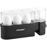 Cloer 6020, Cuiseur à oeufs Noir, 3 oeufs, Vente au détail
