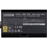 Cooler Master ELITE GOLD 1000 alimentation 1000 watt Noir, 1x 12V-2x6, 3x PCIe