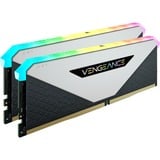 Corsair Kit 16 Go DDR4-3600, Mémoire vive Blanc, CMN16GX4M2Z3600C18W, Vengeance RGB RT