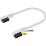 Corsair iCUE LINK Slim 2x 90°, Câble Blanc, 0,135 mètres