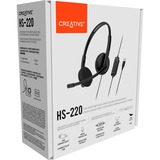 Creative HS-220, Casque/Écouteur Noir