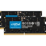 Crucial CT2K32G48C40S5 module de mémoire 64 Go 2 x 32 Go DDR5 4800 MHz Noir, 64 Go, 2 x 32 Go, DDR5, 4800 MHz, 262-pin SO-DIMM