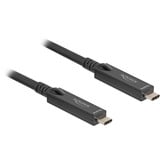 DeLOCK Câble USB-C optique actif Noir, 8 mètres, 8K