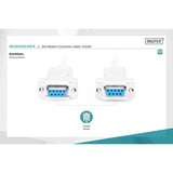 Digitus Câble de connexion null-modem Beige