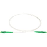 Digitus Câble de raccordement fibre optique simplex, armé en acier, monomode, LC/APC > LC/APC Blanc
