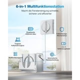 ECOVACS WINBOT W2 OMNI 4500 mAh, Nettoyeur pour fenêtre Blanc, Aspiration, Universel, Blanc, 96 W, 230 ml, 30 x 40 cm