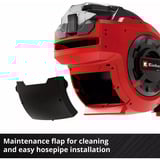 EINHELL Enrouleur de tuyau à batterie Power X-Change GE-HR 18/30 WH Li-Solo, 18 Volt, Dévidoir Rouge