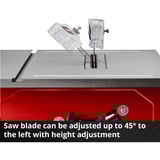 EINHELL Scie circulaire de table TC-TS 8 Rouge