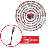 EINHELL TE-SV 18 Li-FLX-Solo, Aspirateur balais Rouge/Noir