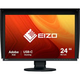 EIZO ColorEdge CG2400S écran plat de PC 61,2 cm (24.1") 1920 x 1200 pixels WUXGA LCD Noir Moniteur Noir, 1x DisplayPort, 1x HDMI, 1x USB-C, 4x USB-A, 61,2 cm (24.1"), 1920 x 1200 pixels, WUXGA, LCD, 11 ms, Noir