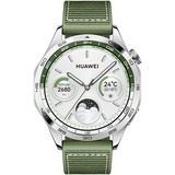 Huawei WATCH GT 4 3,63 cm (1.43") AMOLED 46 mm Numérique 466 x 466 pixels Acier inoxydable Wifi GPS (satellite), Smartwatch Vert, 3,63 cm (1.43"), AMOLED, 32 Go, Wifi, GPS (satellite), 48 g
