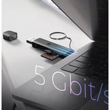 ICY BOX IB-CR203-CU3 Lecteur de carte 3 en 1 Noir