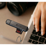 ICY BOX Lecteur de cartes 3 en 1 via l'interface USB Type-A & USB Type-C Noir, MicroSD (TransFlash), MicroSDHC, MicroSDXC, SD, SDXC, Noir, 5000 Mbit/s, Aluminium, 2 To, USB 3.2 Gen 1 (3.1 Gen 1) Type-A/Type-C