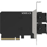 Icy Dock ExpressSlot Core CP073-2 (MB312M4P-B), Cadrage Noir