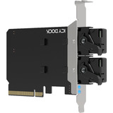 Icy Dock ExpressSlot Core CP073-2 (MB312M4P-B), Cadrage Noir