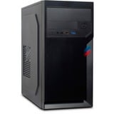 Inter-Tech IT-6502 Romea Micro Tower Noir boîtier mini tower Noir | 2x USB-A