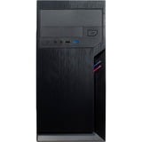 Inter-Tech IT-6502 Romea Micro Tower Noir boîtier mini tower Noir | 2x USB-A