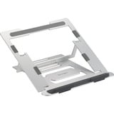 Kensington Rehausseur Easy Riser Aluminium pour ordinateur portable, Support Argent, Supports de Laptop, Argent, Aluminium, Silicone, Acier, 40,6 cm (16"), 5 kg, 86 - 118 mm