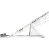 Kensington Rehausseur Easy Riser Aluminium pour ordinateur portable, Support Argent, Supports de Laptop, Argent, Aluminium, Silicone, Acier, 40,6 cm (16"), 5 kg, 86 - 118 mm