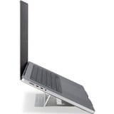 Kensington Rehausseur Easy Riser Aluminium pour ordinateur portable, Support Argent, Supports de Laptop, Argent, Aluminium, Silicone, Acier, 40,6 cm (16"), 5 kg, 86 - 118 mm