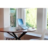 Kensington Rehausseur Easy Riser Aluminium pour ordinateur portable, Support Argent, Supports de Laptop, Argent, Aluminium, Silicone, Acier, 40,6 cm (16"), 5 kg, 86 - 118 mm