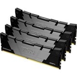 Kingston FURY 128 Go DDR4-3600 (4x 32 Go) mémoire vive Noir, KF436C18RB2K4/128, XMP 2.0