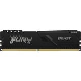 Kingston FURY 16 Go DDR4-3600, Mémoire vive Noir, KF436C18BB/16, Beast, XMP