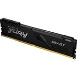 Kingston FURY 16 Go DDR4-3600, Mémoire vive Noir, KF436C18BB/16, Beast, XMP