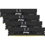 Kingston FURY FURY 128 Go 6800 MT/s DDR5 ECC Reg CL34 DIMM (kit de 4) Renegade Pro XMP, Mémoire vive Noir, 128 Go, 4 x 32 Go, DDR5, 288-pin DIMM, Noir