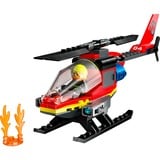 LEGO City - L’hélicoptère de secours des pompiers, Jouets de construction 60411