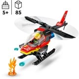 LEGO City - L’hélicoptère de secours des pompiers, Jouets de construction 60411