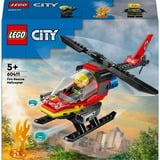 LEGO City - L’hélicoptère de secours des pompiers, Jouets de construction 60411