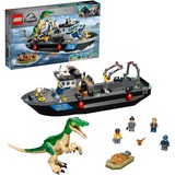 LEGO Jurassic World 76942 L’évasion en bateau du Baryonyx, Jouets de construction Jeu de construction, Garçon/Fille, 8 an(s), Plastique, 308 pièce(s), 885 g