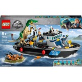 LEGO Jurassic World 76942 L’évasion en bateau du Baryonyx, Jouets de construction Jeu de construction, 8 an(s), Plastique, 308 pièce(s), 885 g