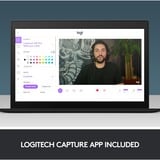 Logitech C922 Pro Stream Webcam Noir, 1920 x 1080 pixels, Full HD, 60 ips, 1280x720@60fps, 1920x1080@30fps, 720p, 1080p, H.264