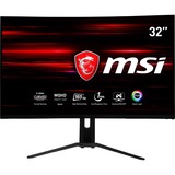MSI Optix MAG322CQR 80 cm (31.5") 2560 x 1440 pixels Quad HD LED Noir, Moniteur gaming Noir, 80 cm (31.5"), 2560 x 1440 pixels, Quad HD, LED, 1 ms, Noir