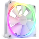 NZXT F120 RGB Single 120x120x26, Ventilateur de boîtier Blanc, Connecteur de ventilateur PWM à 4 broches