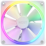 NZXT F120 RGB Single 120x120x26, Ventilateur de boîtier Blanc, Connecteur de ventilateur PWM à 4 broches